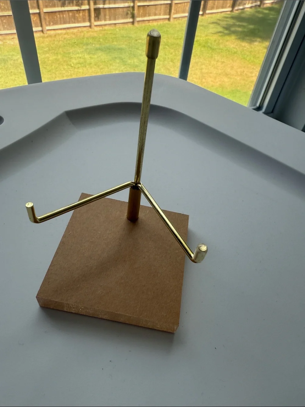 Crystal Metal Display Stand